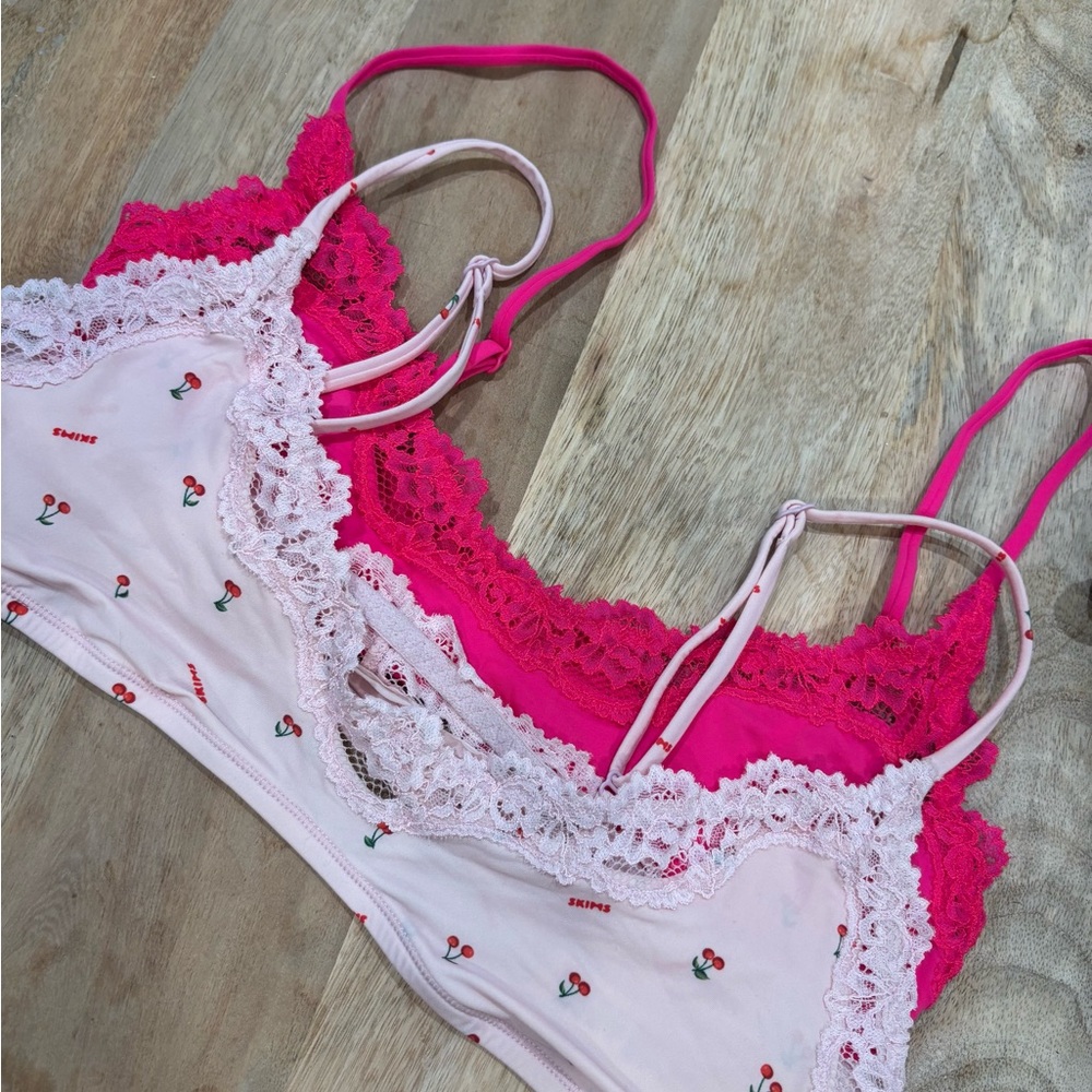Skims Cherry Bralette Set - image 2